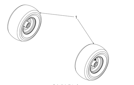 Wheels-Front Diagram and Parts List for ZTXS4-54KH (47RSCAB7A10)(2023) Cub Cadet Lawn Tractor